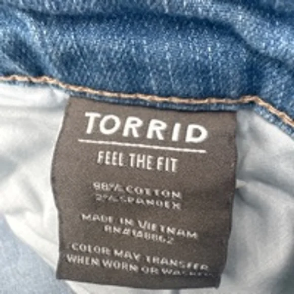 TORRID Vintage Stretch Jeans Size 10R Blue Denim - Picture 3 of 6